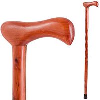 Handcrafted Wood Walking Cane - Made in the USA by Brazos - Twisted Aromatic Cedar - 37 Inches