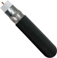 RG6 Coaxial Cable Standard Shield - 500ft Black