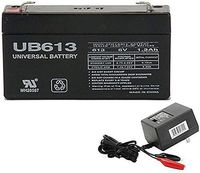Universal Power Group 6V 1.3AH Replaces CAS Medical 930,920,901,915 BP Monitor Battery with Charger
