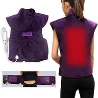 Heating Pad, Electric Heats Pad Back Warmer for Shoulder Back Pain Relief with 3 Heat Settings, Overheating Protection, Auto-Off