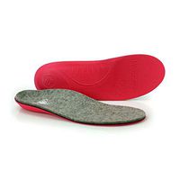 Powerstep Journey Wool Insoles Athletic Sandal, Gray/Red, Men's 11-11.5 / Women's 13-13.5
