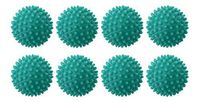 Set of 8 Green Dryer Balls! Black Duck Brand - Reusable Dryer Balls Replace Fabric Softener! Hypoallergenic! (8 Green Dryer Balls)