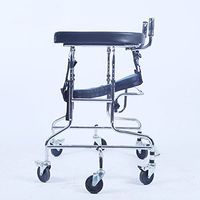 Walkers Lxn Children Lower Limb Training and Rehabilitation Equipment/Rehabilitation Equipment/Standing Walk Stand/Walk Aid Stand Frame with Seat Wheel (Size : C)