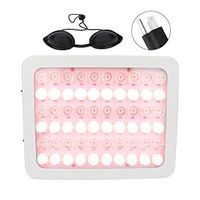 Red/Near-Infrared Light Therapy Panel 660 & 850 nm 300W Full Body Treatment Device, Soothe Sore Muscles, Ease Chronic Pain, Relieve Stiffness and Increase Circulation(US)