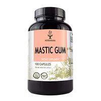 Mastic Gum 100 Capsules 750 mg | Supports Digestive System | Antioxidant | Promotes Circulatory Health | Anti-Inflammatory