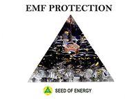 Handmade ORGONITE EMF Protection Pyramid Orgone Energy Generator for Healing, with Crystal Obsidian Tourmaline Quartz and Aluminium, Brass, Copper Spiral