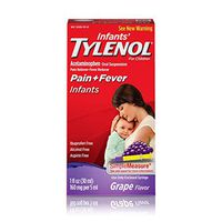 TYLENOL Infants' Oral Suspension Grape Flavor 1 oz