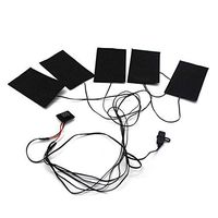 KOBWA Electric USB Heating Pads,5V 2A 8.5W Clothes Heated Pads Set Outdoor Mobile Warming Gear for Winter Camping Night Low Temperature,Keep Warm,Ease The Pain