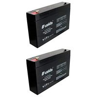 2PC 6V 7Ah SLA Battery Rechargeable SLA Replace UB670, D5734, PS670 Fast USA Ship