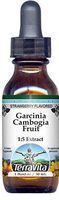 Garcinia Cambogia Fruit Glycerite Liquid Extract (1:5) - Strawberry Flavored (1 oz, ZIN: 522508)