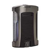 Colibri "Daytona" Single Jet Flame Lighter / Gunmetal & Black