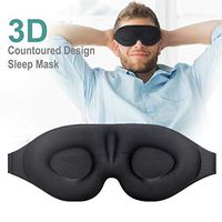 Sleep Eye Mask, NEWVANGA Upgraded Contoured 3D Eye Mask Sleep Mask for Men Women, Block Out Light, Comfortable and Lightweight Night Eye Sleeping Mask for Travel, Shift Work, Naps, Night Blindfold