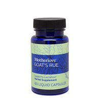 Motherlove Goat’s Rue (60 ct.) Herbal Galactagogue Breastfeeding Supplement to Support Mammary Tissue Development & Milk Supply