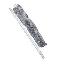 Juner Microfiber Duster with Extension Pole Reaches 70 inch,Flexible and Extendable Duster for Cleaning Ceiling Fan/Furniture/Keyboard/Cobweb (Gay)