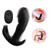 Próstate Mássaging USB Charging Tool Remote Control Ań-ál Plug P&róstāte Massager for Man Men Vibrating Male Silicone Ví'brántor Prostata Toy