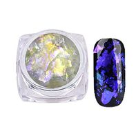 Nail Art,Putars Sexy Nail Art Gorgeous Chameleon Mirror Powder Manicure Chrome Pigment Glitters (F)