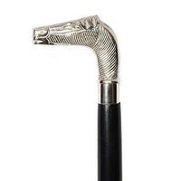 Icrafts India Vintage Dog Shaped Walking Stick with Handle Sheesham Wood Decorative Canes for Men Women 37 inch Long (Horse)