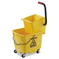 UNISAN 2635 COMBO YEL Pro-Pac Side-Squeeze Wringer/Bucket Combo, 8.75 gal, Yellow