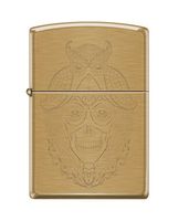 Custom Owl Skull Reg Br Fin Brass wo/SB