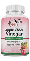 Apple Cider Vinegar Capsules Appetite Suppressant for Women and Men - Improves Digestive Functions - Detox and Cleanse 90 Capsules- Non-GMO by Amate Life