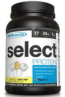 PEScience Select Low Carb Protein Powder, Cake Pop, 27 Serving, Keto Friendly and Gluten Free