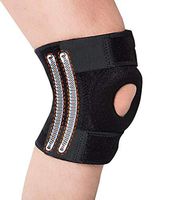 Lyricall Knee Support Brace for Men Women - Best Open Patella Knee Stabilizer for Walking Injury Recovery Running Sport ACL - Non Slip Comfortable Adjustable Knee Brace Neoprene.(FDA Approved)