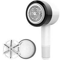 Bunique Electric Lint Remover, Rechargeable Sweater Fabric Shaver, Portable Couch Depiller, Upholstery Defuzzer, Remove Fuzz, Lint Ball, Pill, Fluff of Clothes, Leggings, Furniture, with Extra Blade