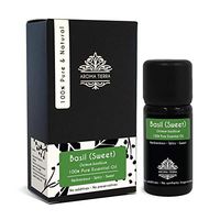 Aroma Tierra Sweet Basil Essential Oil (India) - 100% Pure, Natural, Undiluted (10ml)