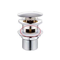 Drainspop Up Drain with Overflow Chrome Finish Zinc Alloy Sink Drainvanity Shower Drain Stopper Bathtub Bathroom Accessories,703