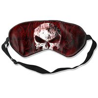 Punisher Sleeping Eye Mask for Women Man Kid Girls -Hypoallergenic,Best Light Blackout - Adjustable Night Blinder Blindfold - Great for Travel, Shift Work & Meditation