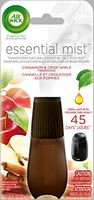 Air Wick Essential Oils Diffuser Mist Refill, Cinnamon and Crisp Apple, 1ct, Air Freshener