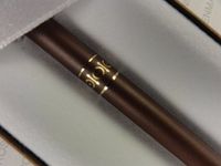 Cross Made in The USA Century Classic Ladies with Gold Velvet Mid-Ring, Burgundy Barrel, and 14KT Gold Appointments 0.5mm Pencil