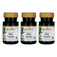 Swanson Full Spectrum Milk Thistle 500 Milligrams 30 Capsules (3 Pack)