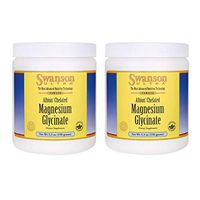 Swanson Albion Chelated Magnesium Glycinate 5.3 Ounce (150 g) Pwdr (2 Pack)