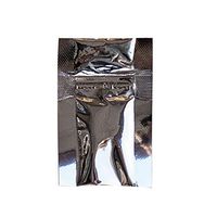 Silver Mylar Tiny Flat Pouch 2"x3", Pack of 100