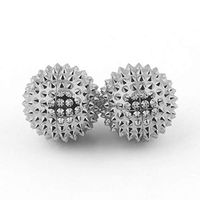 Anniston Kids Toys, 1 Pair Health Magnetic Physical Therapy Hand Acupuncture Needle Ball Massager Novelty & Gag Toys for Children Toddlers Boys Girls, Silver