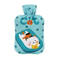 Hot Water Bottle with Knit Cover 2 Liter Winter Warm Item