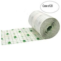 Case of 20, funwill Transparent Stretch Adhesive Bandage Tape Retention Dressing Tapes- Hypoallergenic,Waterproof (3.93" x 10.93 Yards)