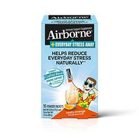 Airborne AIRBORNE® Plus Everyday Stress Away Powder Packet - Zesty Orange 12/16 ct, 16 Count