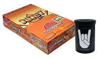 Herb Airtight Container Fresh Kettle with Juicy Jay's Orange 1.25 Flavored Hemp Rolling Papers 24 Count Box DC Crafts Nation- Metal