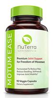 Pain Relief & Joint Support Supplement for Back, Hips, Hands & Knees - 2,100mg Glucosamine + Chondroitin + MSM + Turmeric + Boswellia - Natural Antioxidant Anti-Inflammatory. Motum Ease 100% US Made