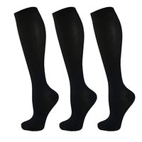 Compression Socks For Men Women 1/3 Pack (15-20mmHg) for Running Medical Athletic Flight Travel Pregnancy Nurses
