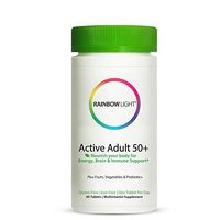 Rainbow Light Active Adult 50+, Once-Daily Multivitamin - 90 Tablets (Packaging May Vary)