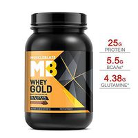 MuscleBlaze Whey Gold 100% Whey Protein Isolate, 2 Pound (Gourmet Chocolate)