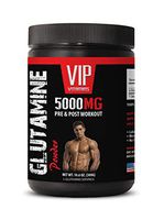 pre Workout Natural - GLUTAMINE Powder 5000MG - PRE & Post Workout - l-glutamine bulksupplements - 1 Can 300 Grams