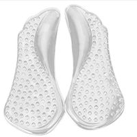 ULTNICE Non-Slip Arch Support Gel Pads Flat Feet Cushion Pads Shoe Insole (Transparent) - 1 Pair