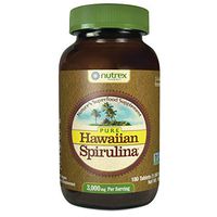 Pure Hawaiian Spirulina-1000 mg Tablets 180 Count - Natural Premium Spirulina from Hawaii - Vegan, Non-GMO, Non-Irradiated - Superfood Supplement & Natural Multivitamin