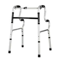 LBYMYB Walker Two-Stage Fixed Folding Thick Aluminum Alloy Elderly Disabled Walker Wheelchair