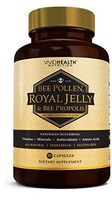 Vivid Health Nutrition High Potency Royal Jelly and Bee Pollen Capsules, 90 Count