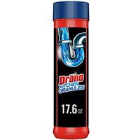 Drano Kitchen Granules Drain Clog Remover and Cleaner, Unclogs blockage from Grease or Cooking Oil, 17.6 oz